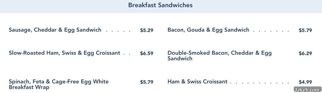 Main Street Bakery: Fresh Breads, Pastries & Local Favorites 8 breakfast sandwich menu.