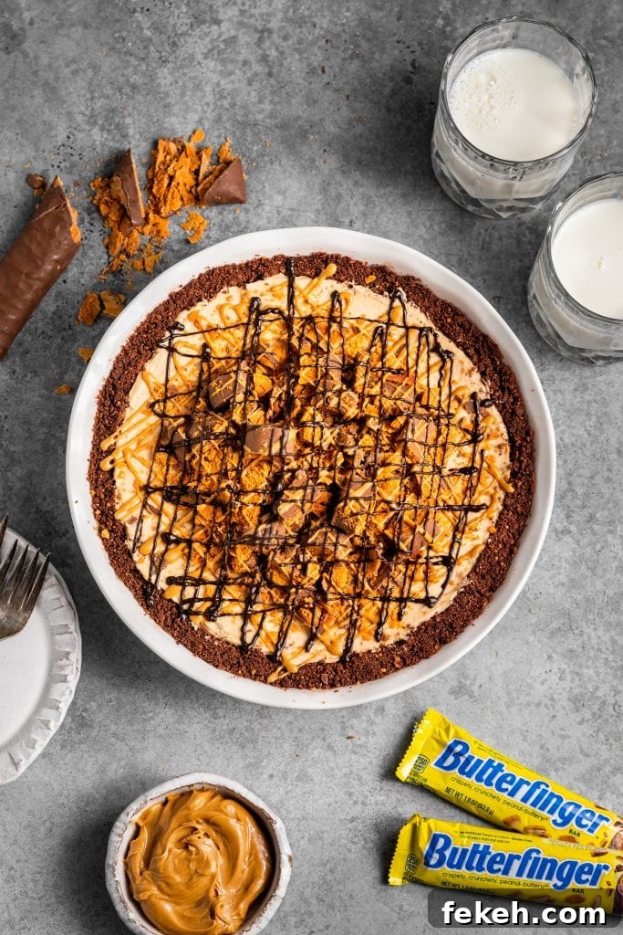 No-Bake Butterfinger Pie Recipe You Can Make Tonight 2 No-Bake Butterfinger® Pie