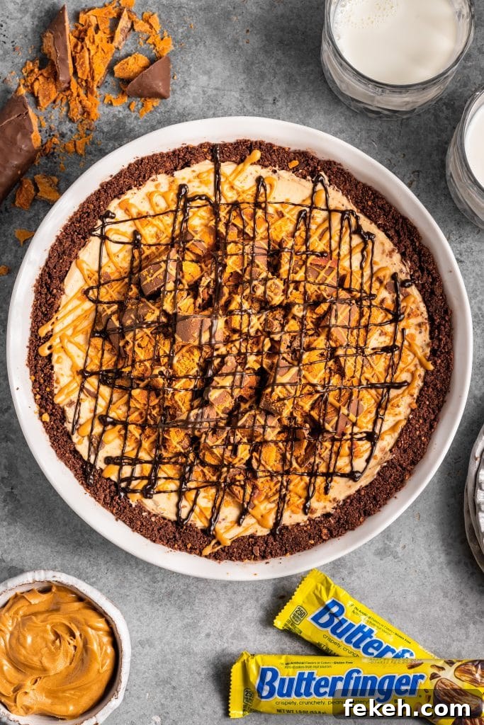 No-Bake Butterfinger Pie Recipe You Can Make Tonight 4 No-Bake Butterfinger® Pie