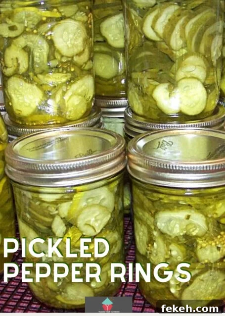 Tangy Pickled Pepper Rings Recipe for Zesty Snacks and Toppings 2 Pickled Pepper Rings - jars of pickled pepper rings