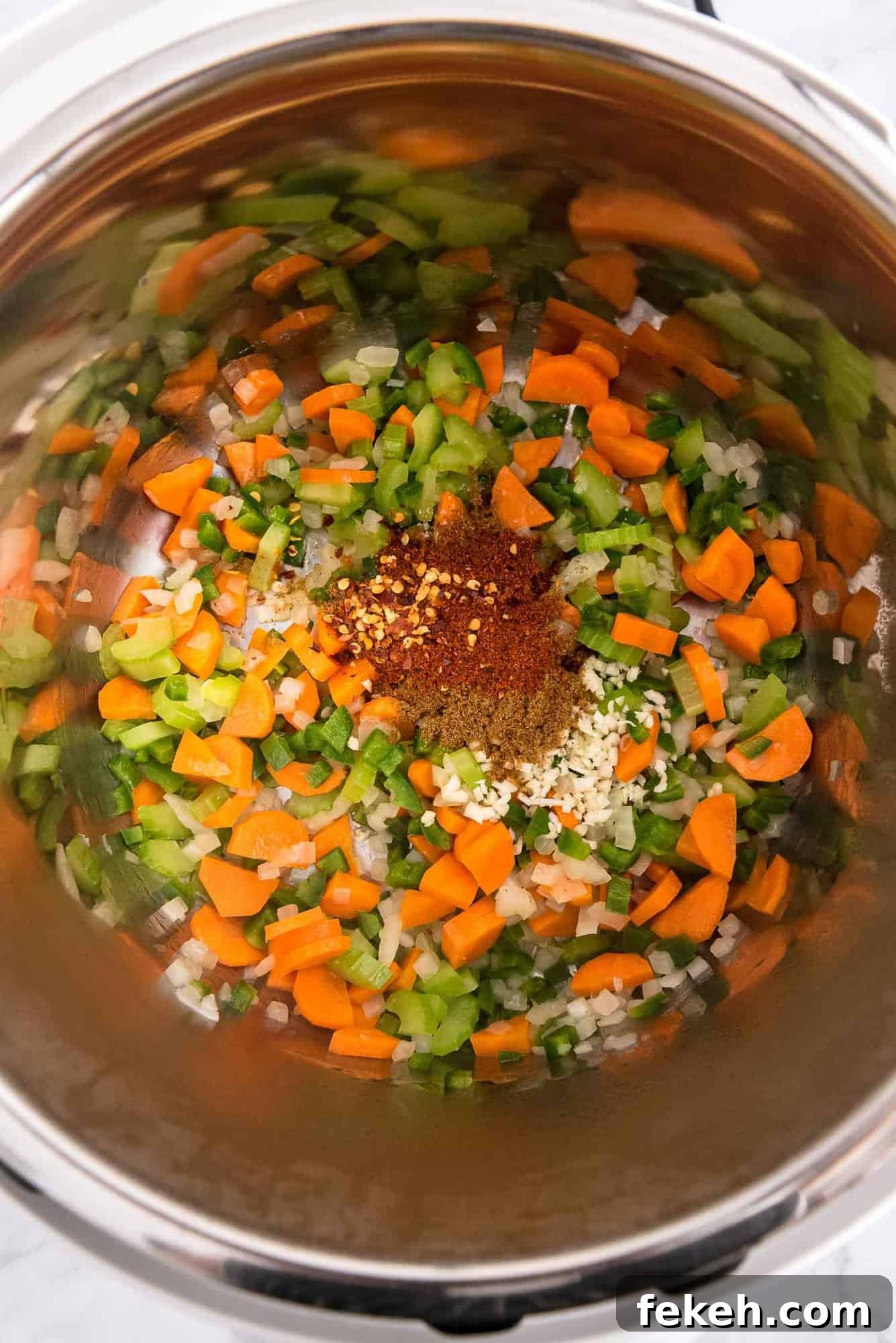 Instant Pot Black Bean Soup with Soaked or Dry Beans 5 Ingredients in an instant pot, vegetables and spices included.