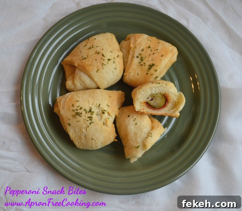 Pepperoni Snack Bites: Quick Party Appetizers Recipe 9 Amazing Pepperoni Snack Bites with olives and cream cheese
