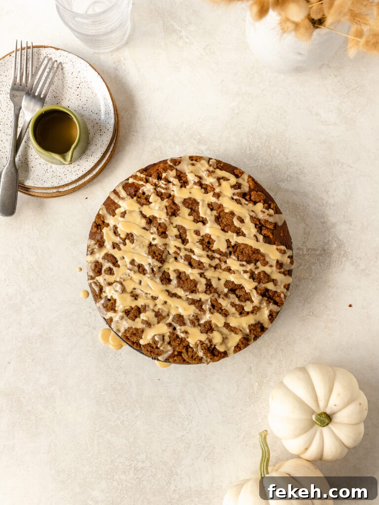 Maple Pumpkin Coffee Cake Recipe for Fall Brunch 2 maple pumpkin coffee cake