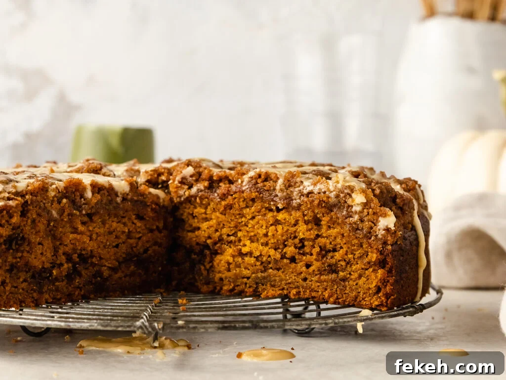 Maple Pumpkin Coffee Cake Recipe for Fall Brunch 6 maple pumpkin coffee cake