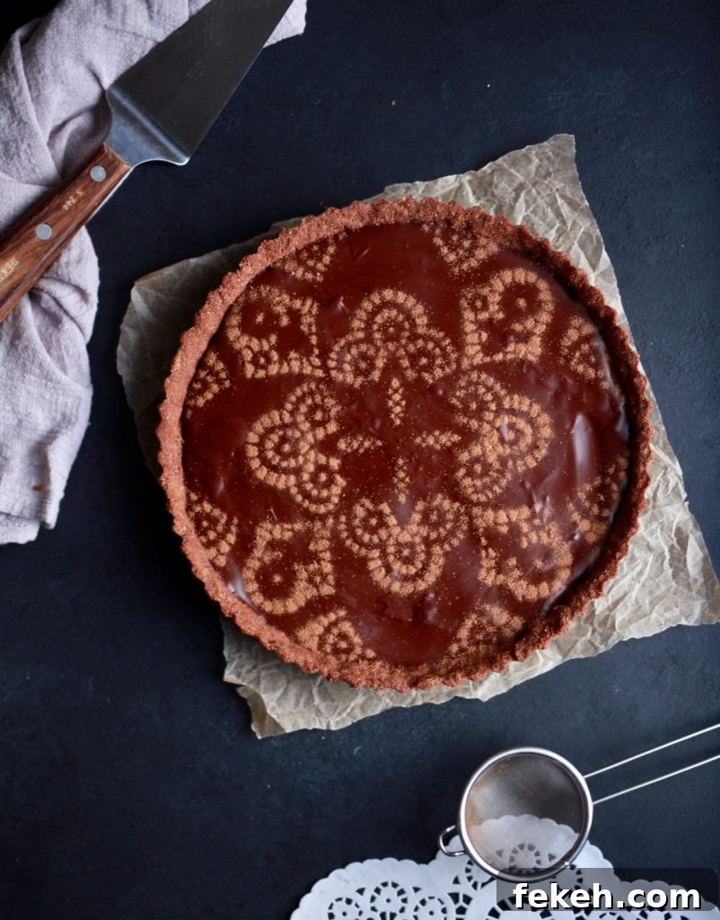 Vegan Gluten-Free Chocolate Caramel Tart Recipe 2 img 500 1