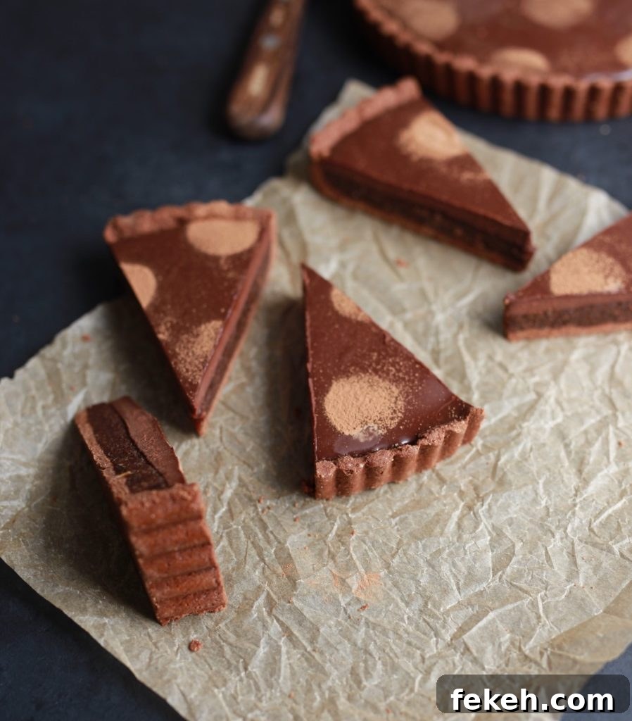 Vegan Gluten-Free Chocolate Caramel Tart Recipe 3 img 500 2