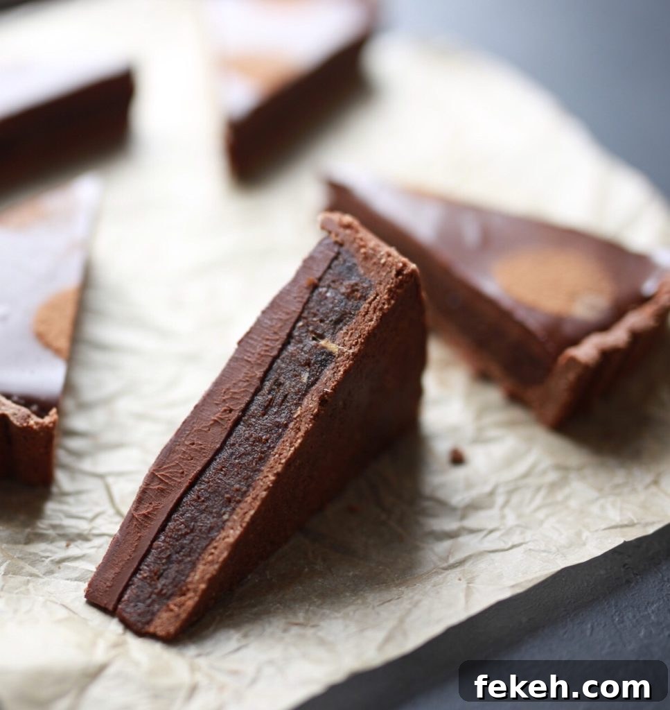 Vegan Gluten-Free Chocolate Caramel Tart Recipe 4 img 500 3