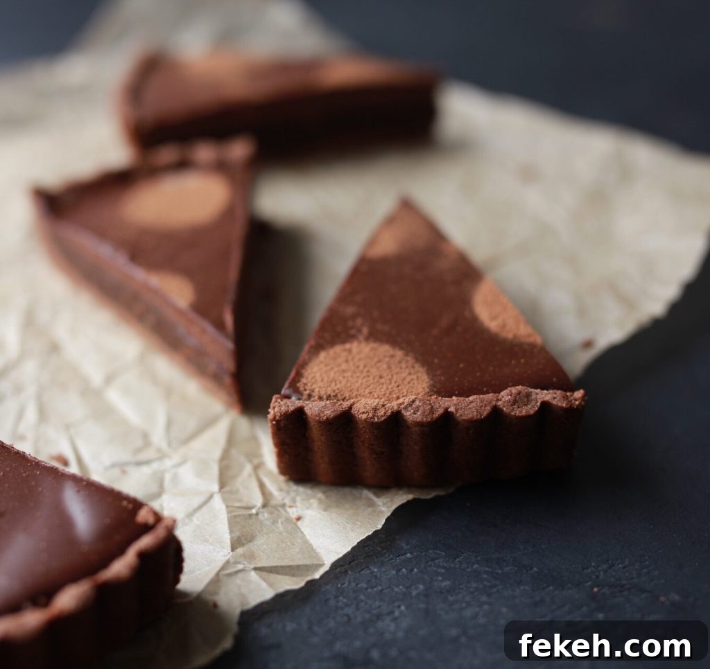 Vegan Gluten-Free Chocolate Caramel Tart Recipe 6 img 500 5