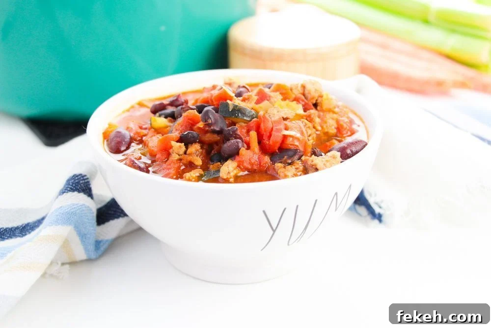 Zero point turkey chili