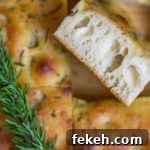 Crispy Sourdough Focaccia Recipe for Flavorful Homemade Bread 6 rosemary sourdough focaccia