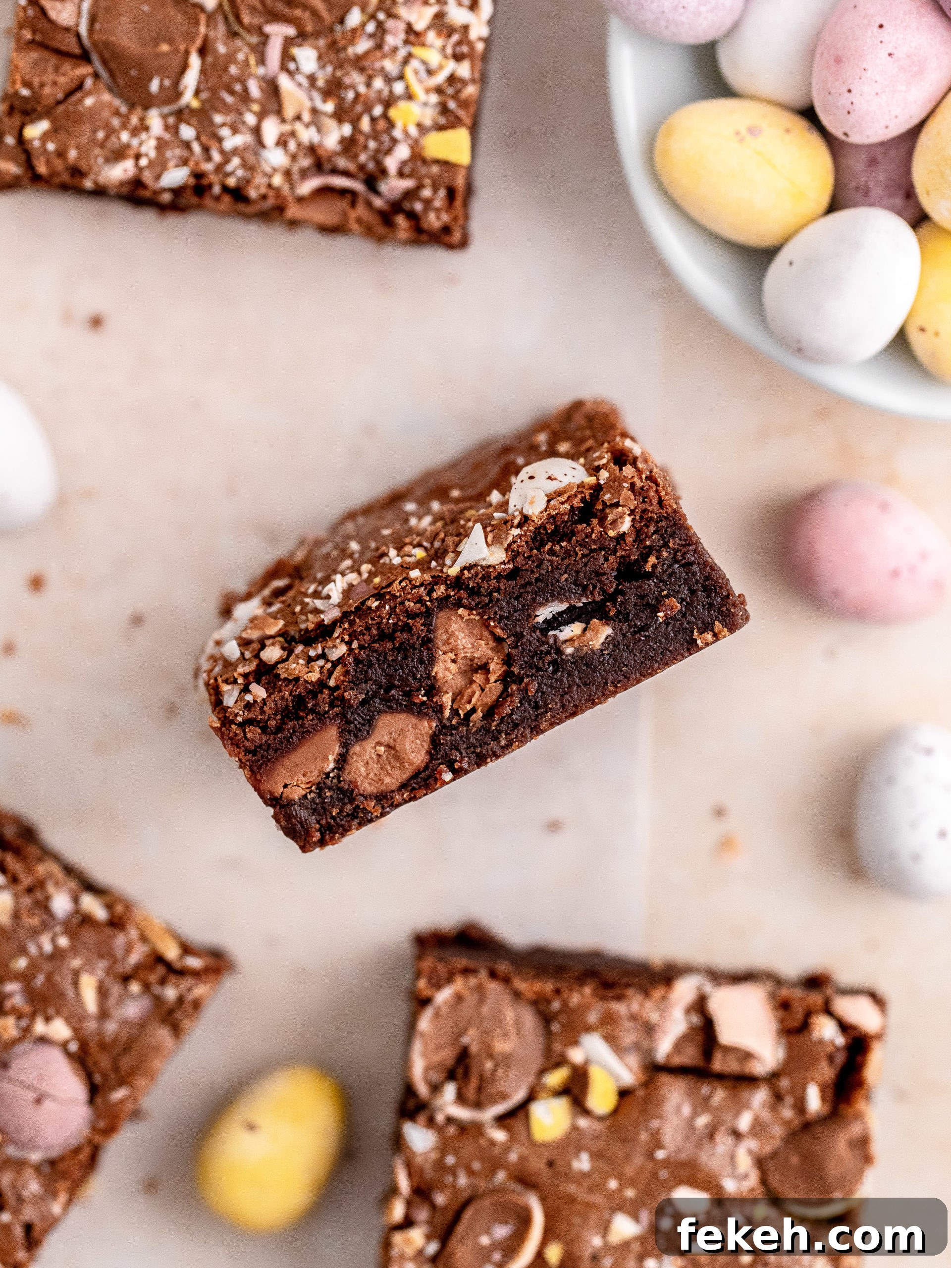 Mini Egg Chocolate Brownies: Festive Spring Dessert Recipe 11 Mini Egg Brownies