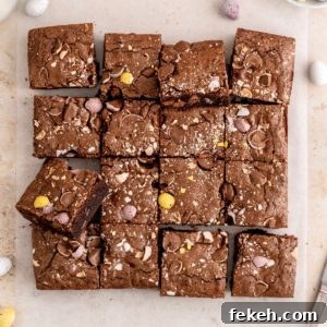Mini Egg Chocolate Brownies: Festive Spring Dessert Recipe 16 img 5371 15