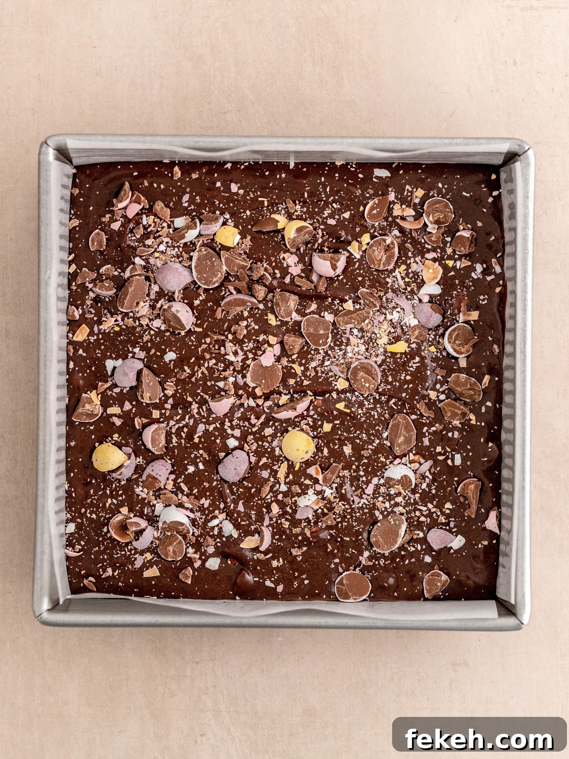 Mini Egg Chocolate Brownies: Festive Spring Dessert Recipe 8 Mini Egg Brownies