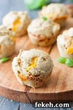 Healthy Pizza Muffins