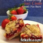 Strawberry cream cheese crumb pie bars and fresh strawberries on a white plate