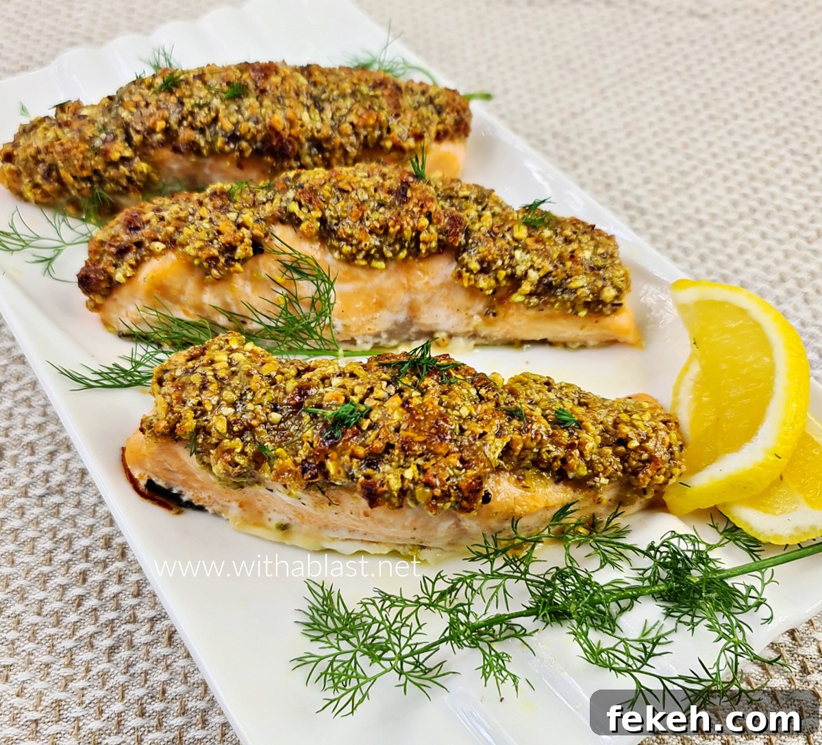 Pistachio Crusted Salmon Pistachio Crusted Salmon