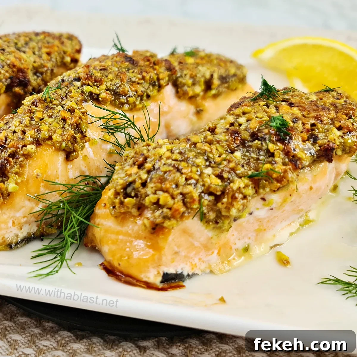 Pistachio Crusted Salmon Pistachio Crusted Salmon