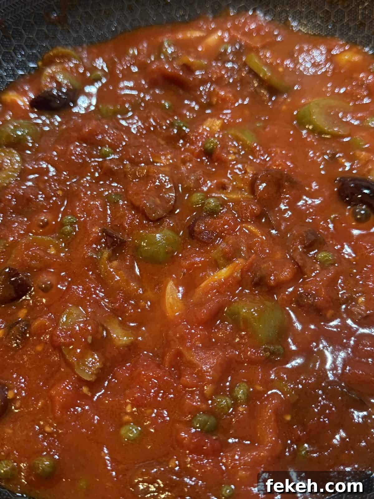Puttanesca plated
