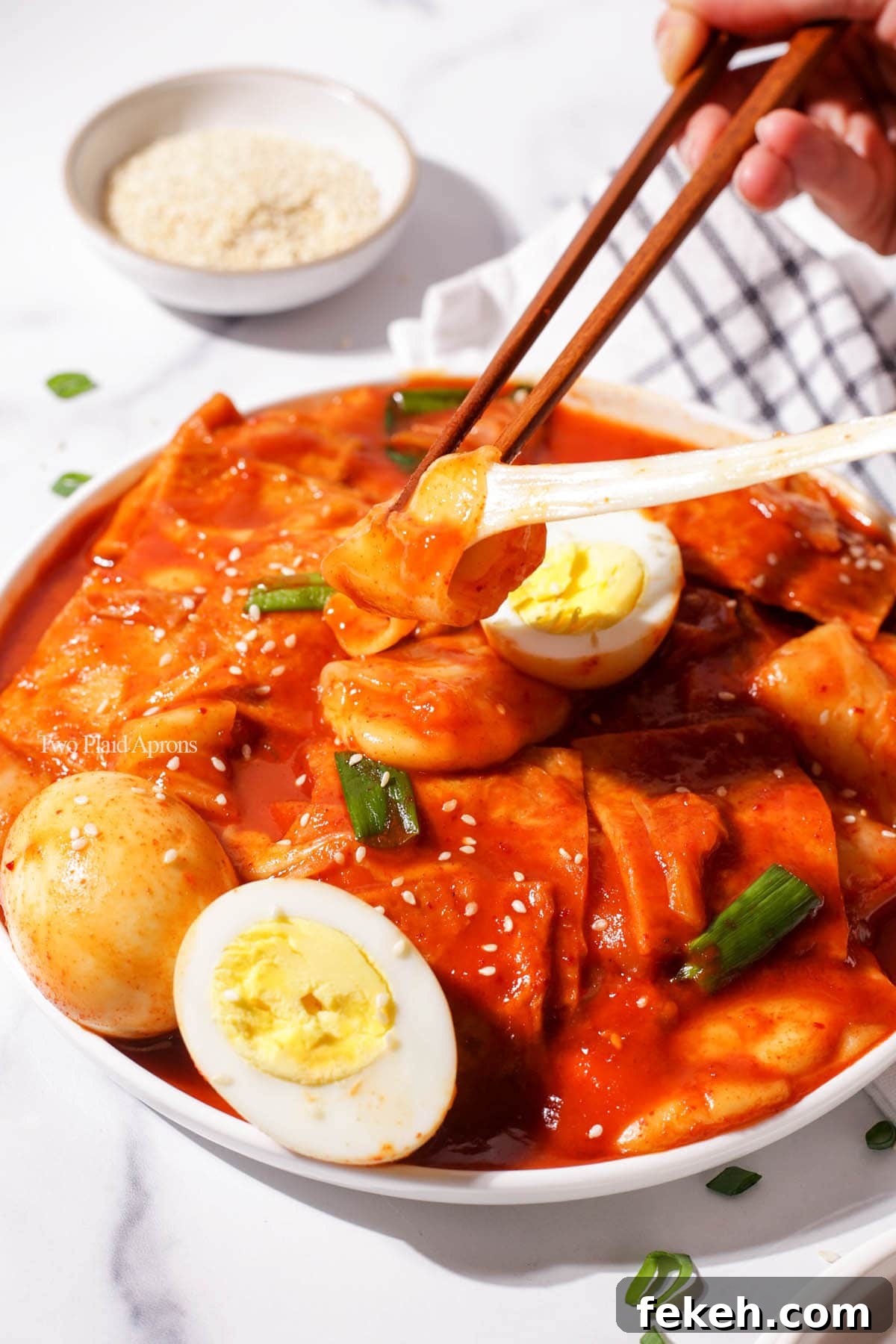 Cheesy Rice Paper Tteokbokki: Crispy, Gooey Korean Street Food 2 Rice paper cheese tteokbokki