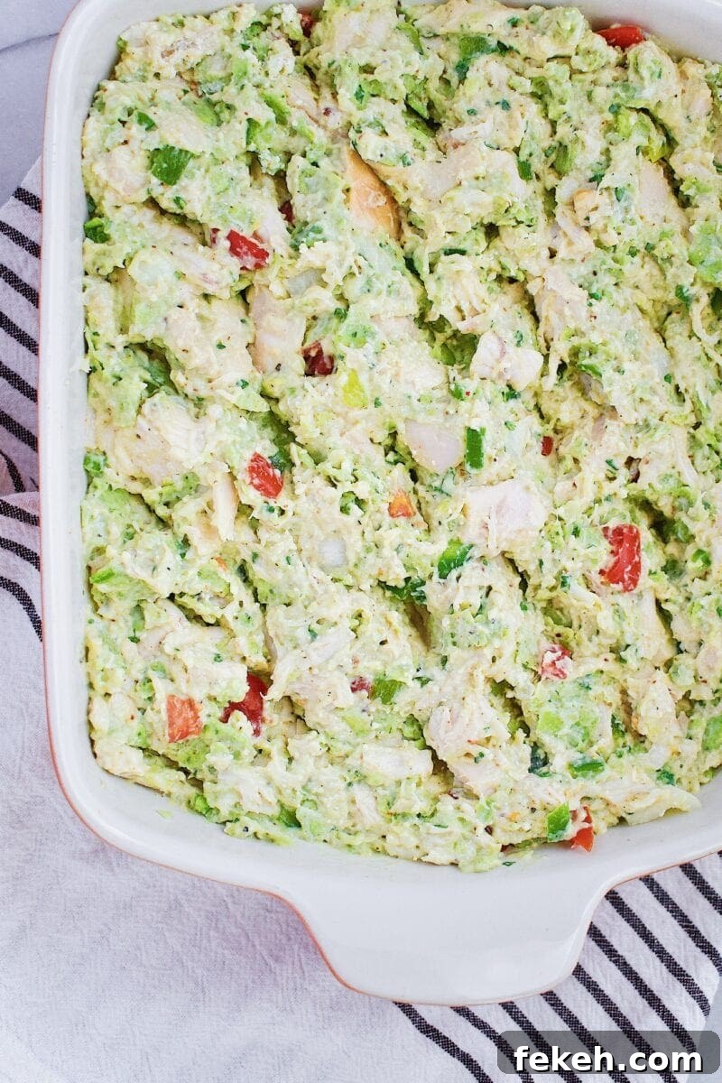 Creamy Chicken Enchilada Casserole Topped with Mexican Street Corn 3 Chicken Enchilada Casserole