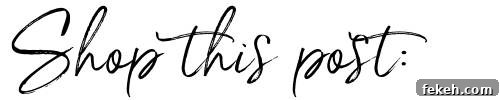 Script text reading: "shop this post"
