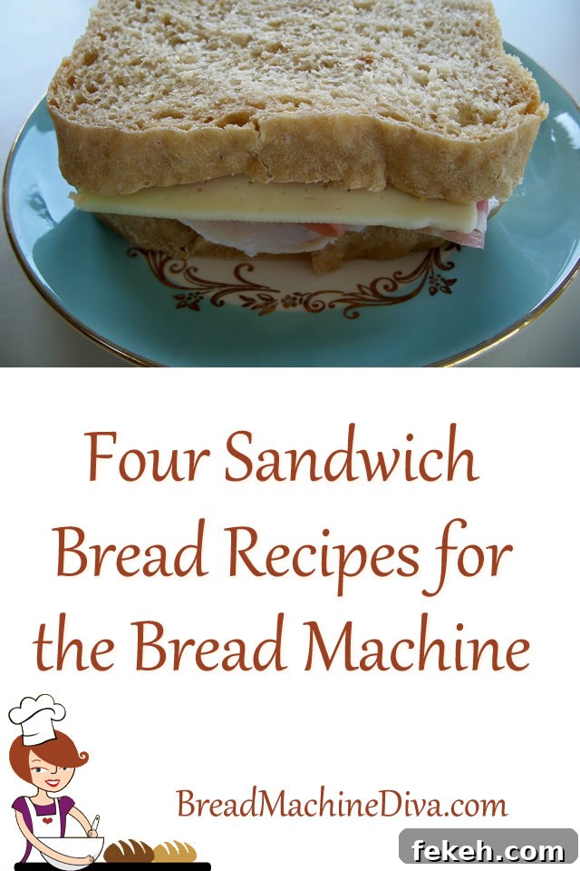 Four Sandwich Bread Recipes for the Bread Machine