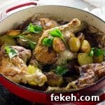One Pot Russian Garlic Chicken and Potatoes-2