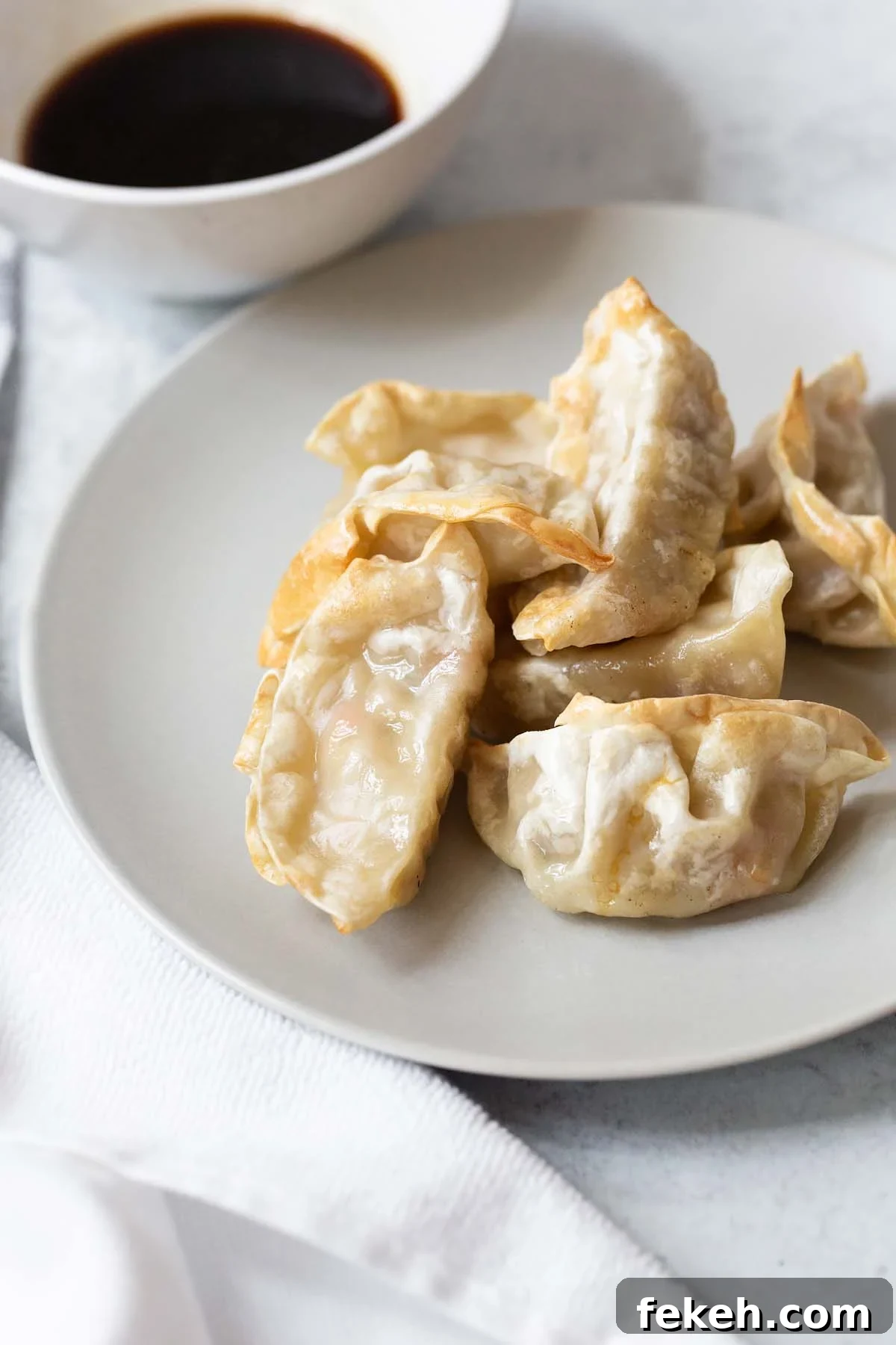 Crispy Air Fryer Frozen Potstickers: Quick Cooking Guide 6 air fried potstickers