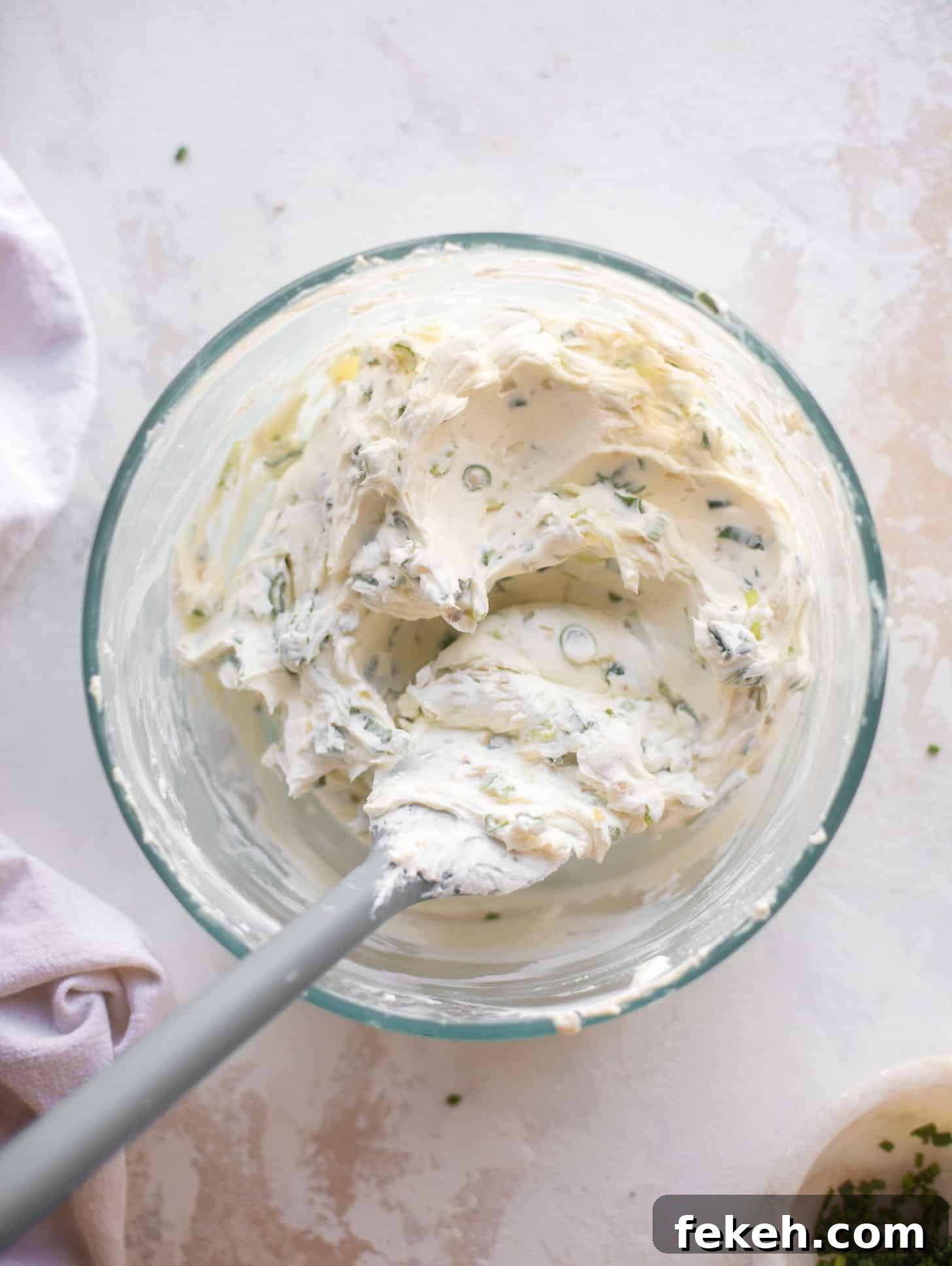 garlic scallion cream cheese