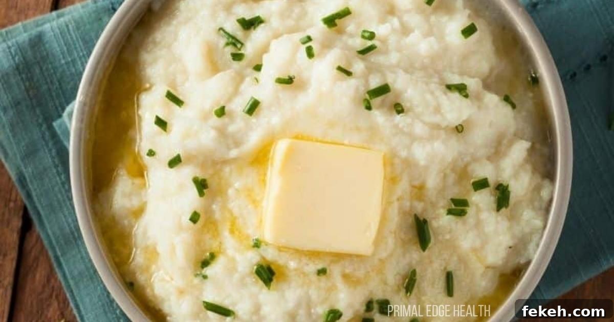 19 Kid-Approved Recipes Kids Beg For (Parents Love Them Too) 4 Mashed cauliflower potatoes with butter on top in a bowl.