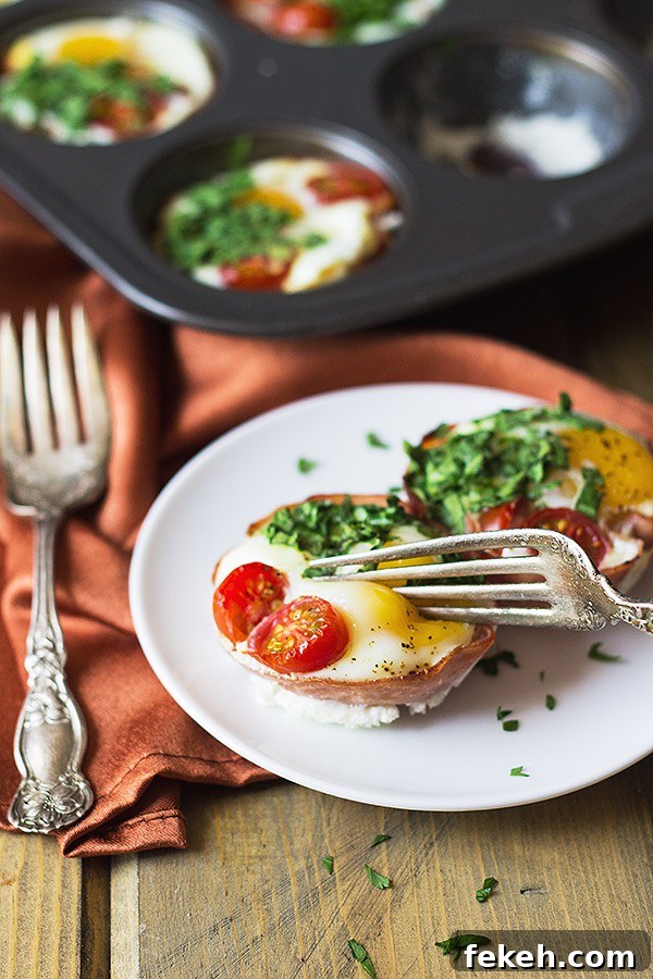 Cheesy Ham and Egg Breakfast Cups for Busy Mornings 2 Ham-and-Egg-Breakfast-Cups-2