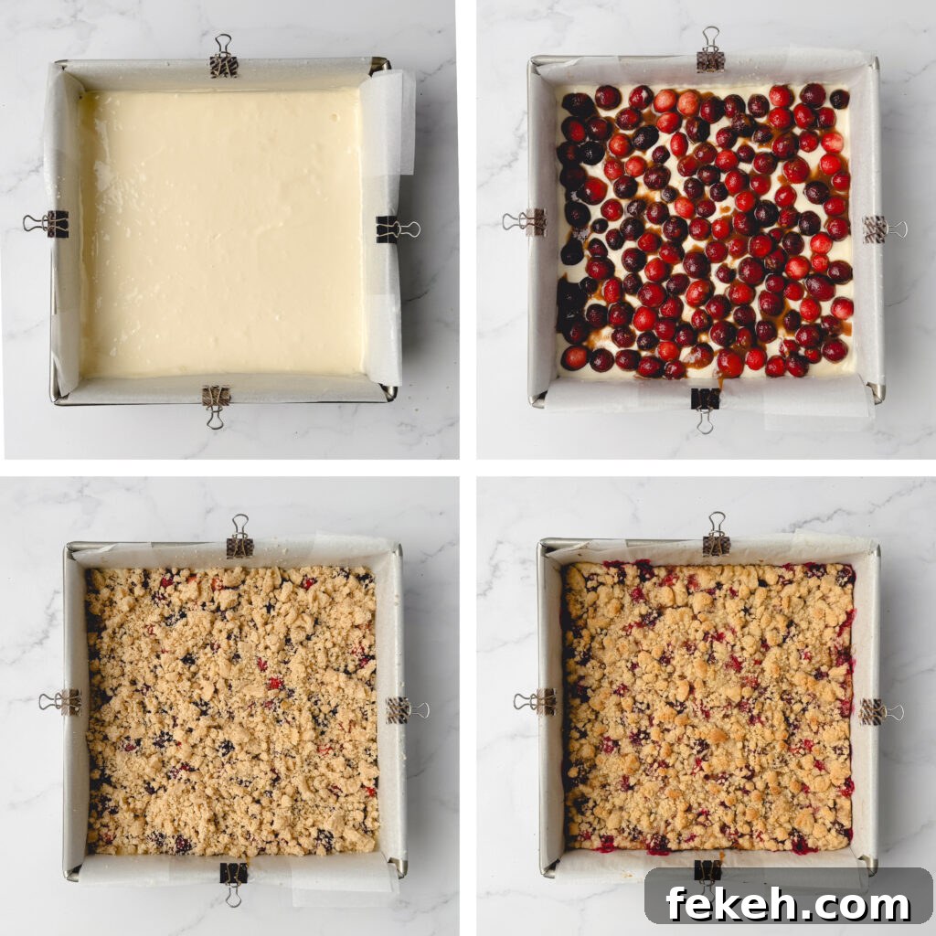 Cranberry Cheesecake Bars with Golden Crumble Topping 6 img 85003 5