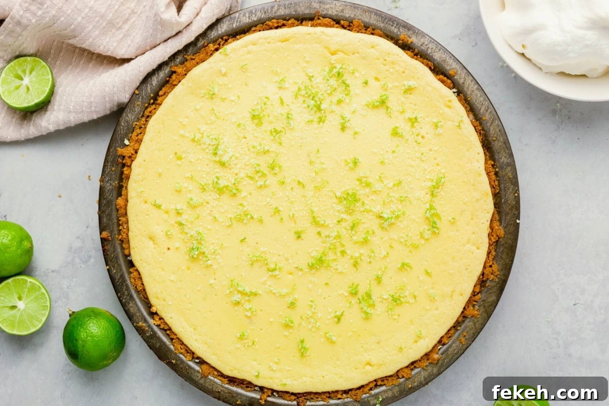 Gluten-Free Graham Cracker Pie Crust Recipe 11 Key lime pie with graham cracker crust.