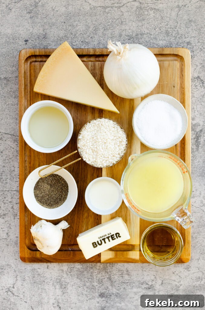 Creamy Instant Pot Mushroom Risotto in 30 Minutes 3 Ingredients for risotto