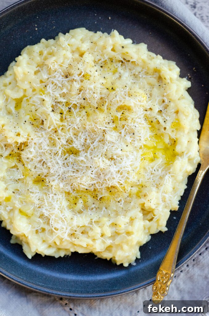 Creamy Instant Pot Mushroom Risotto in 30 Minutes 7 Table set with comfort food