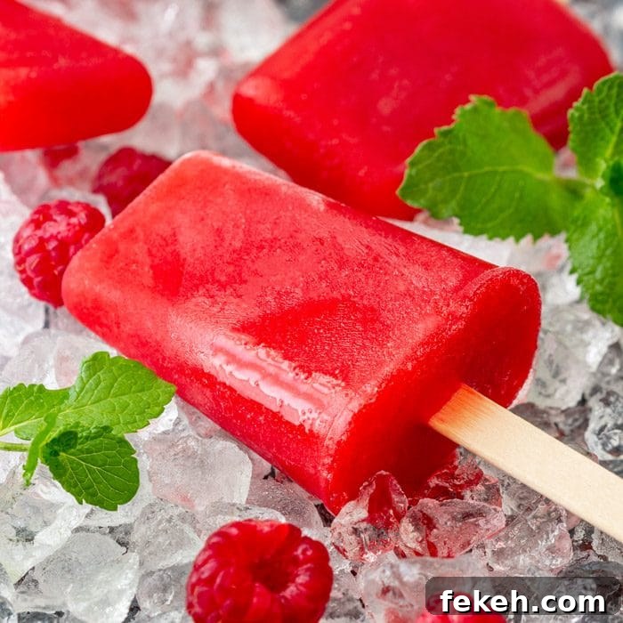 Mango Yogurt Popsicles Recipe: Creamy Tropical Frozen Treats 11 Colorful Raspberry Mint Ice Pops