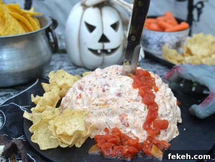 Image for Halloween Brain Dip with Mexican Flavors
