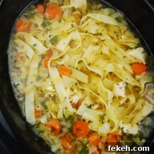 crock pot chicken noodle soup
