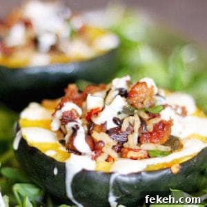 Stuffed Acorn Squash