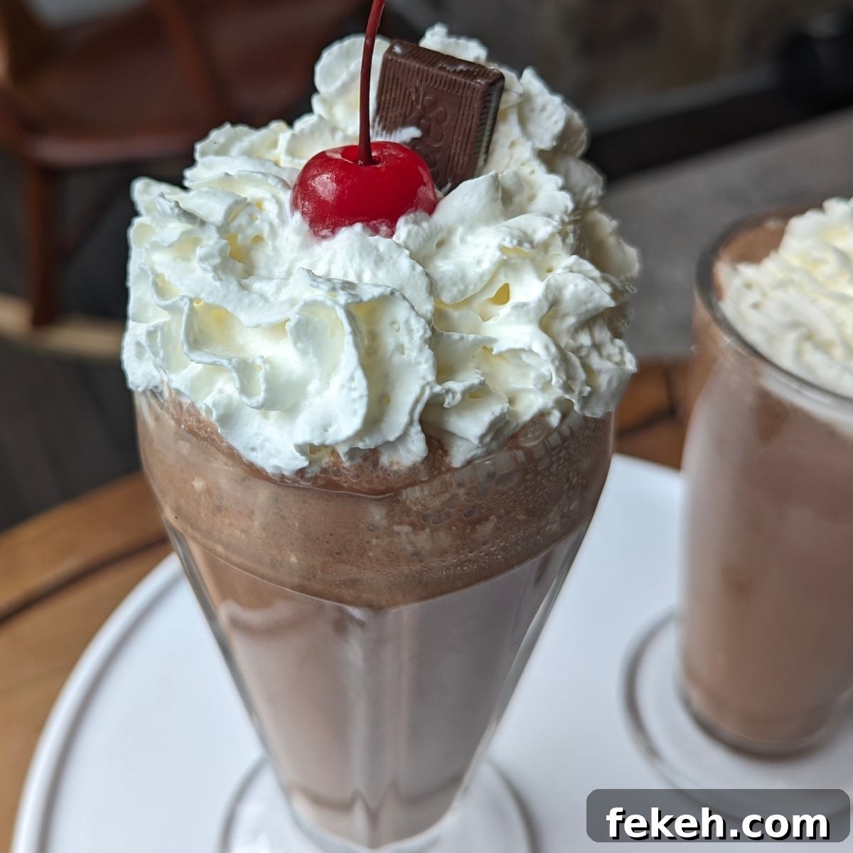 Protein mint cookie shake