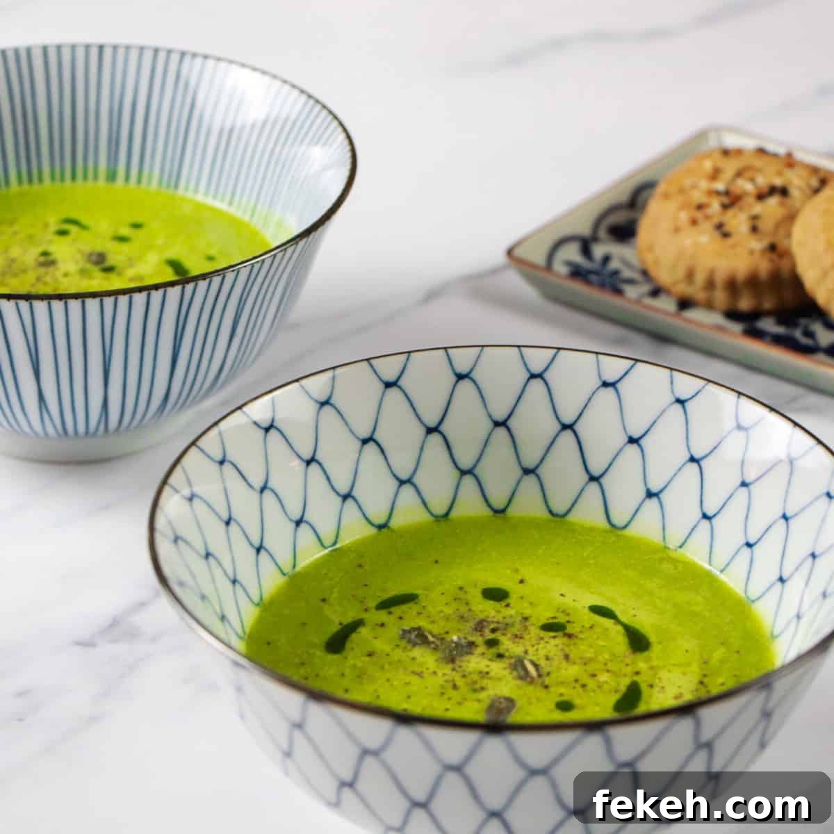 Creamy Vegan Spinach and White Bean Soup