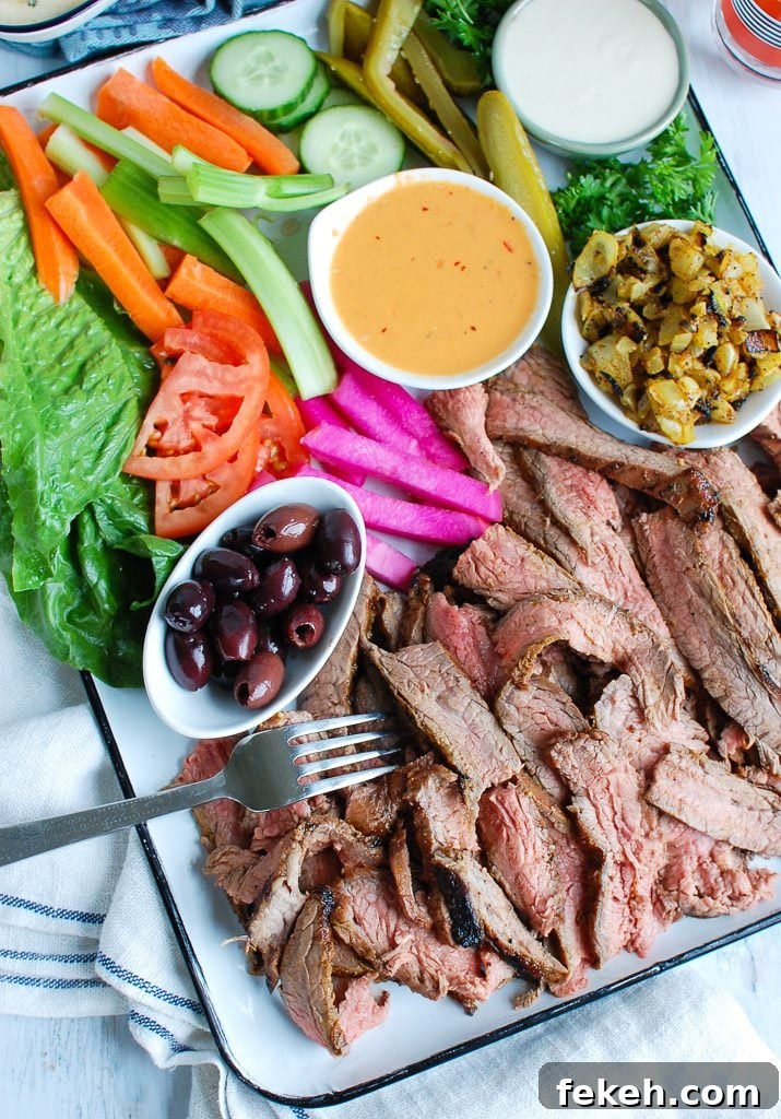 Beef Shawarma platter from above