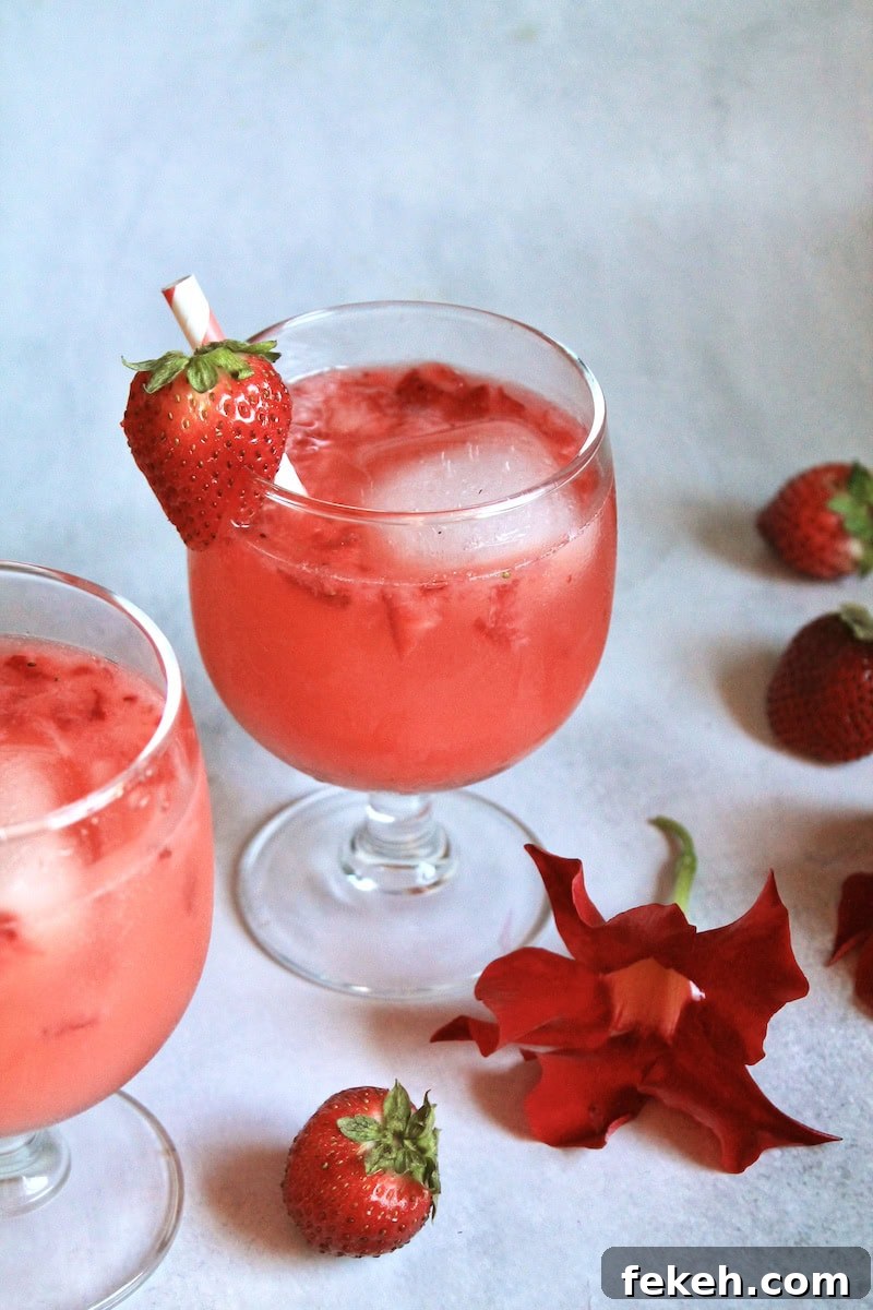 preparing non alcoholic valentines drink